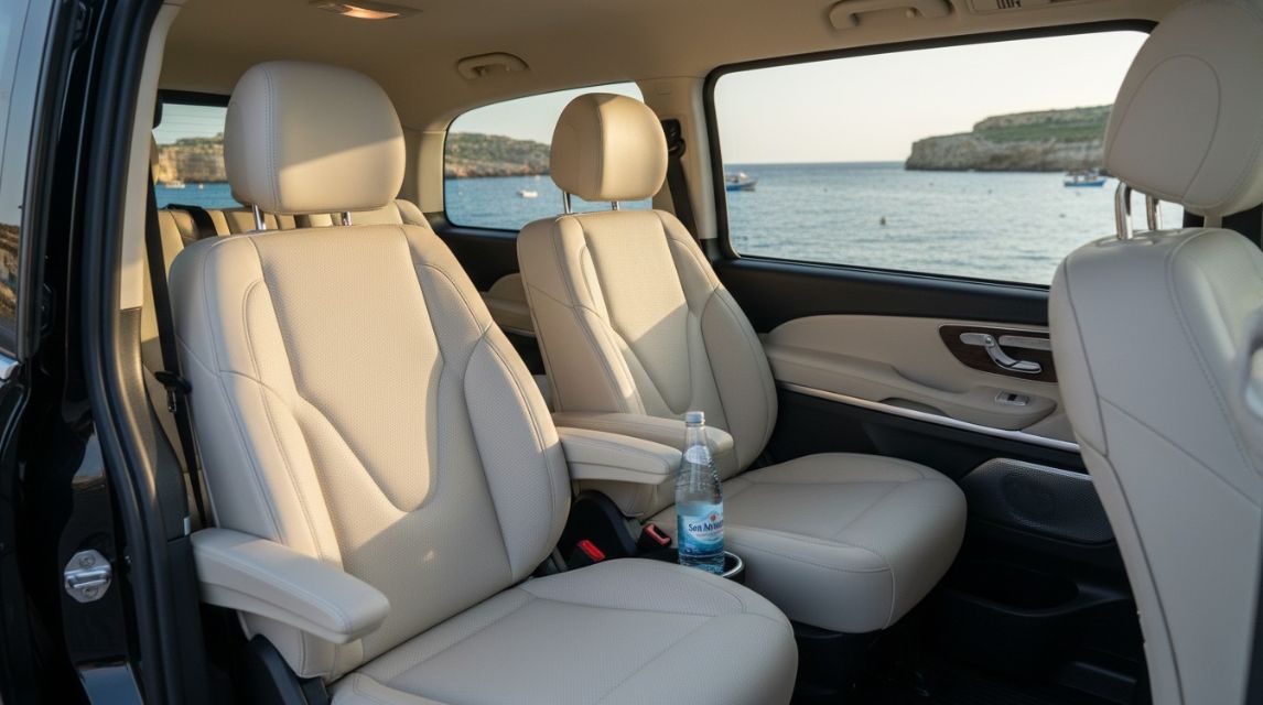  Premium private transport for small groups in Malta, highlighting comfort and discreet travel