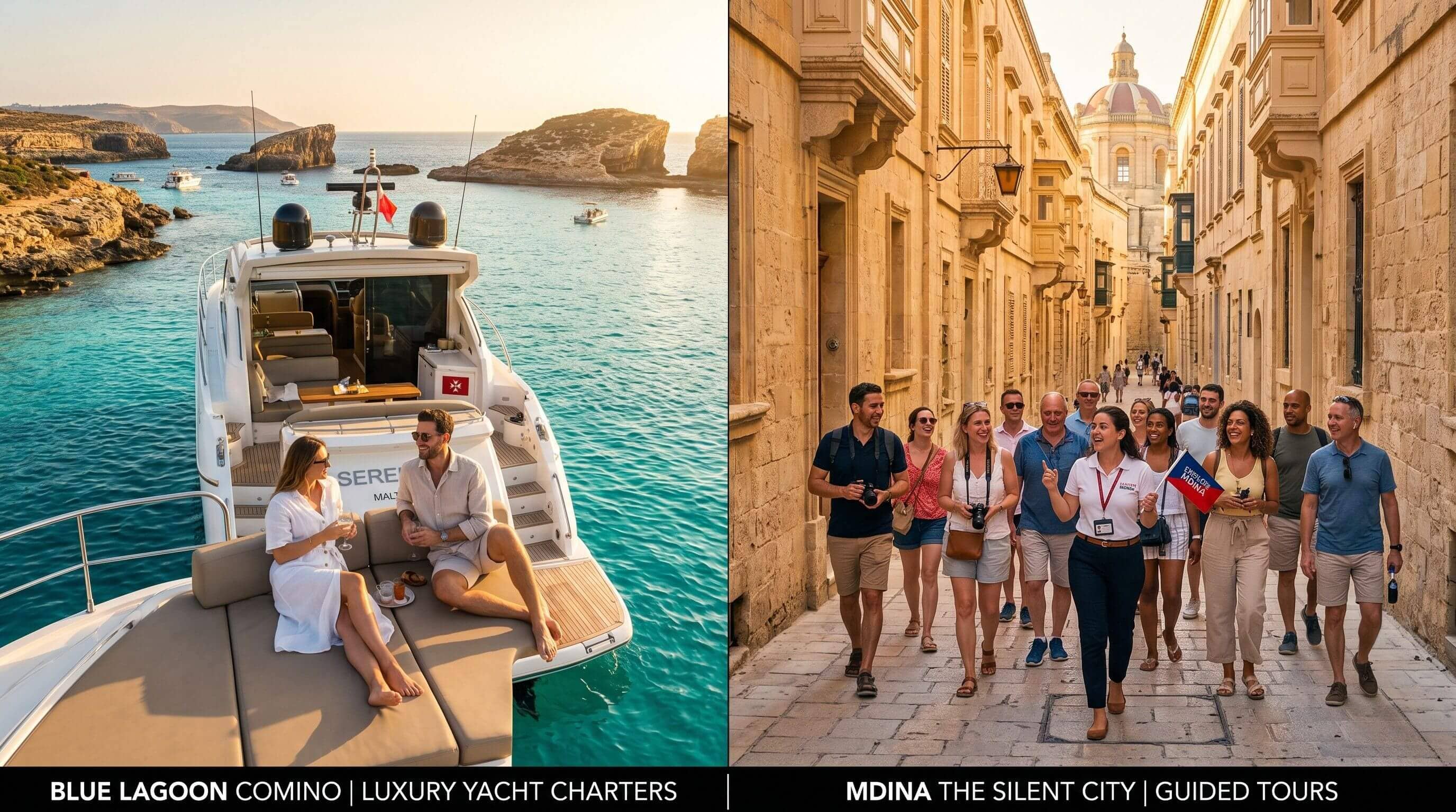 Private vs group tours in Malta comparison