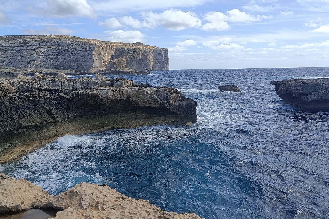 Blue Grotto coastal cliffs scenic tour in Malta