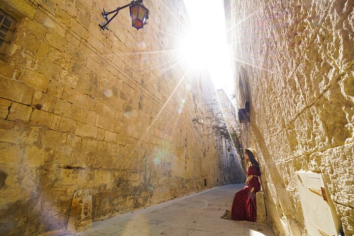 Narrow streets of Mdina the Silent City