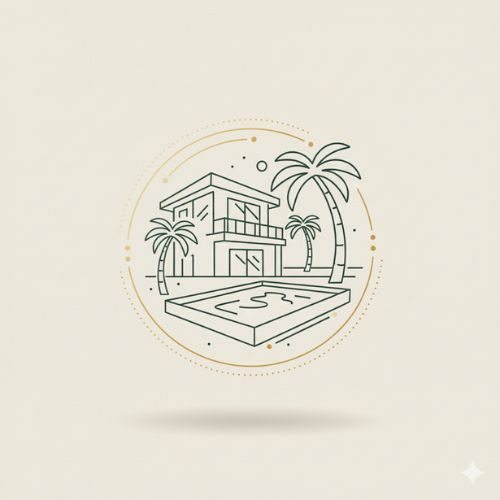  Icon of premium villa or five-star resort in Malta